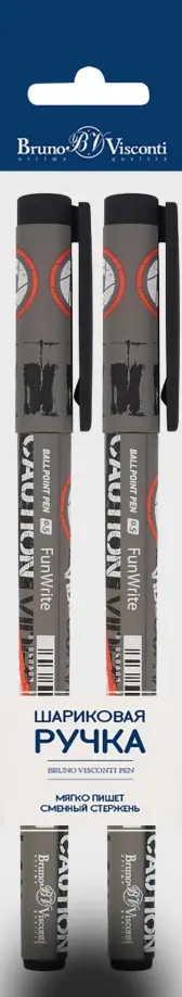 Набор из 2 шариковых ручек FunWrite Keep Away. Video camera, синие обложка книги