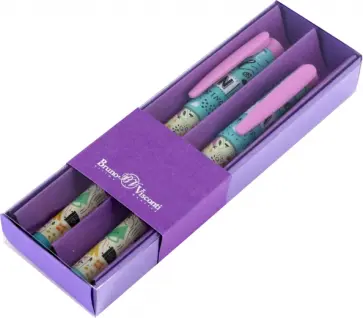 Набор шариковых ручек FreshWrite. Vegan. Фруктовый микс, 0.7 мм., синий, 2 штуки обложка книги