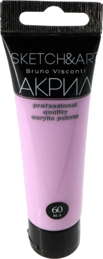 Краска акриловая Sketch&Art, пастельная сиреневая, 60 мл. обложка книги