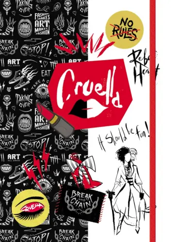 Скетчбук Круэлла, А5, 80 и 50 листов обложка книги