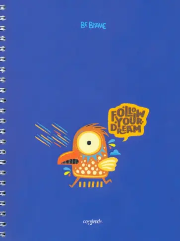 Тетрадь Птичка, А5, 48 листов, клетка обложка книги