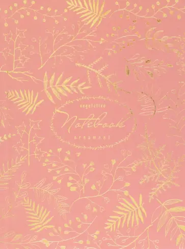 Записная книжка Коралловый, 96 листов, А6+, линия обложка книги