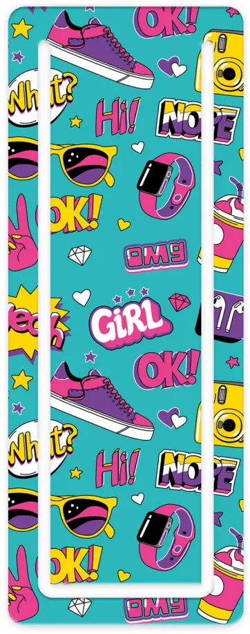 Закладка для книг Вайб, картон обложка книги