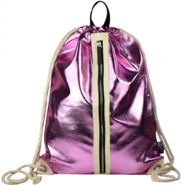 Сумка-мешок, розовая обложка книги