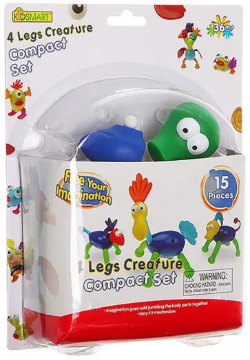 Конструктор-звери Мир фантазий, 15 деталей обложка книги