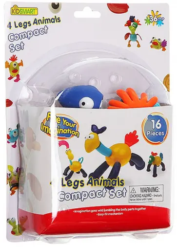 Конструктор-звери Мир фантазий, 16 деталей обложка книги