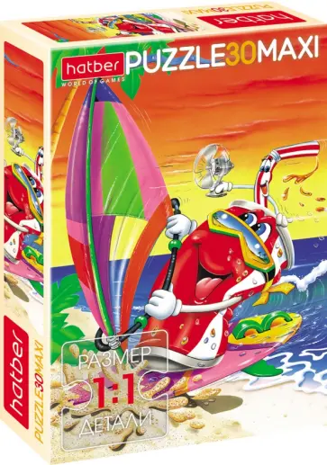 Hatber Puzzle-30 Maxi Морское приключение Hatber Puzzle-30 Maxi Морское приключение обложка книги