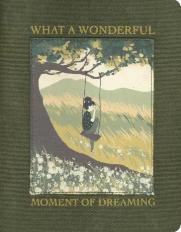 Тетрадь на кольцах Dreaming. Качели, 120 листов, клетка обложка книги