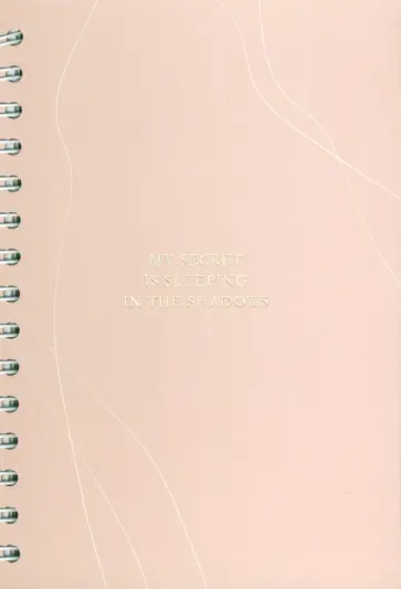 Тетрадь 120 листов, спираль, Nude, бежевый обложка книги