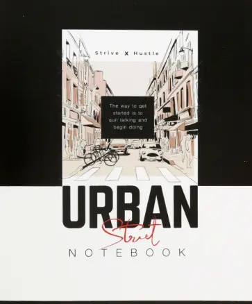 Тетрадь Урбан, 48 листов, клетка, в ассортименте обложка книги