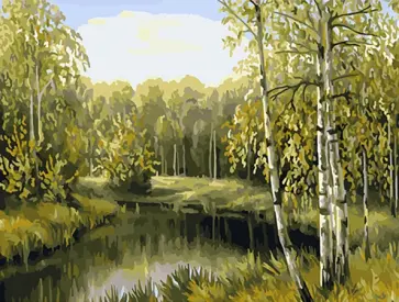 Картина по номерам Летний пейзаж обложка книги