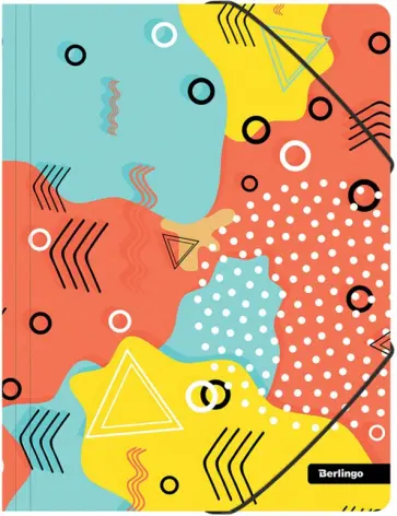 Папка Memphis, А4 обложка книги