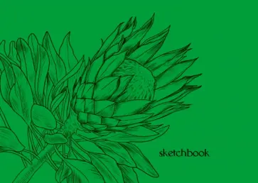 Скетчбук. Цветок, 64 листа, А5 обложка книги