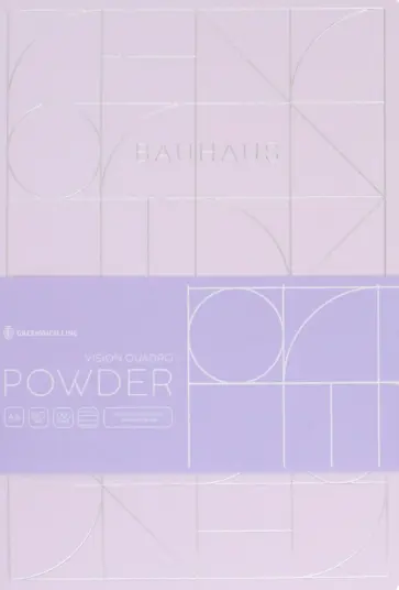 Ежедневник недатированный Vision. Quadro. Powder, А5, 136 листов обложка книги