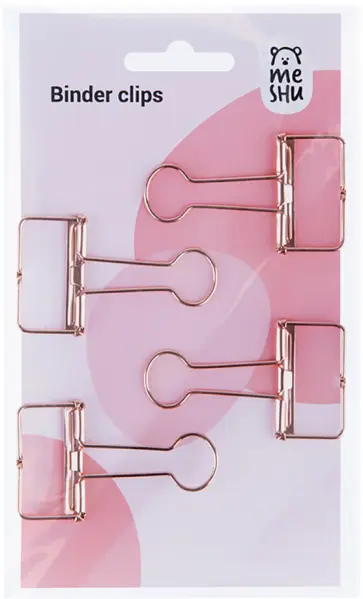 Зажимы для бумаг Rose Gold, 4 штуки Зажимы для бумаг Rose Gold, 4 штуки обложка книги