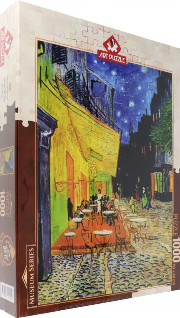 Пазл-1000 Терраса кафе ночью обложка книги