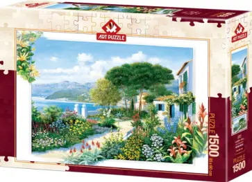 Пазл-1500. Прибрежный городок обложка книги