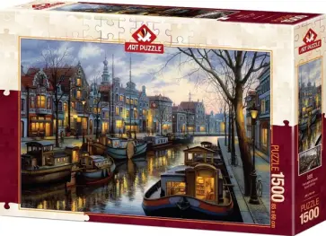 Пазл-1500. Освещённый канал обложка книги