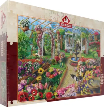 Пазл-1500 Тепличные цветы обложка книги