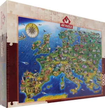 Пазл-2000 Чудеса света обложка книги