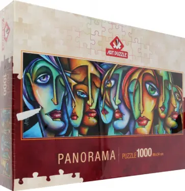 Пазл-1000 Городское граффити, панорама обложка книги