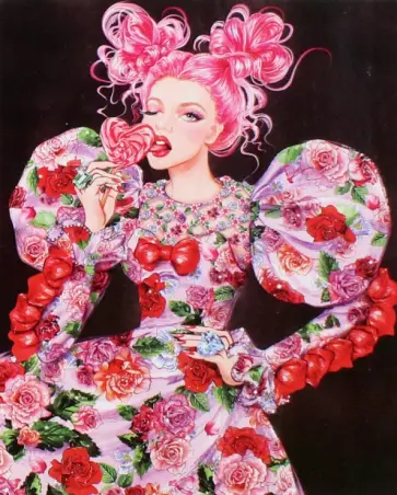 Картина по номерам Розовые мечты обложка книги