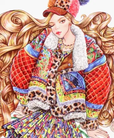 Картина по номерам La Russe обложка книги