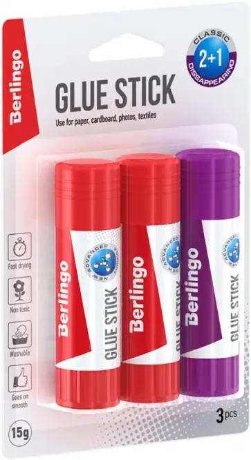 Клей-карандаш Ultra. Indicator, 3 штуки обложка книги