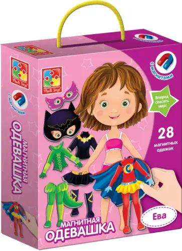 Магнитная игра-одевашка Ева обложка книги