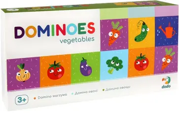 Домино Овощи обложка книги