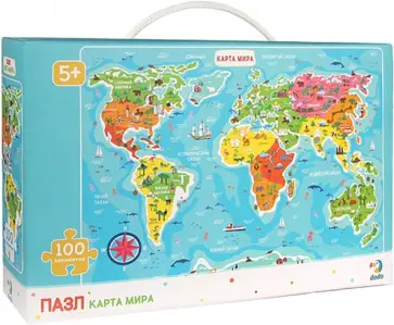 Пазл Карта Мира обложка книги
