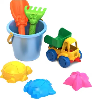 Набор для песка №34, 7 игрушек, в ассортименте обложка книги