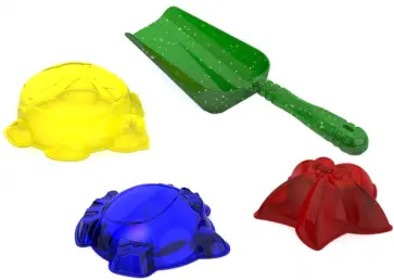 Набор для песка №123, 4 предмета обложка книги