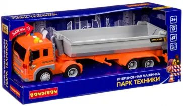 Машинка инерционная Парк техники, мега самосвал обложка книги
