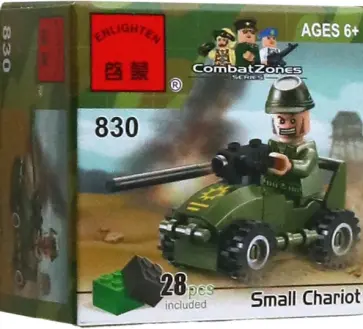 Конструктор Малая боемашина, 28 деталей обложка книги