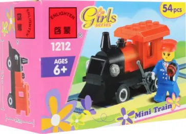 Конструктор Мини поезд обложка книги