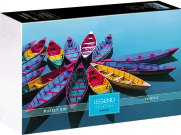 Puzzle-500 Legend. Яркие лодки Puzzle-500 Legend. Яркие лодки обложка книги