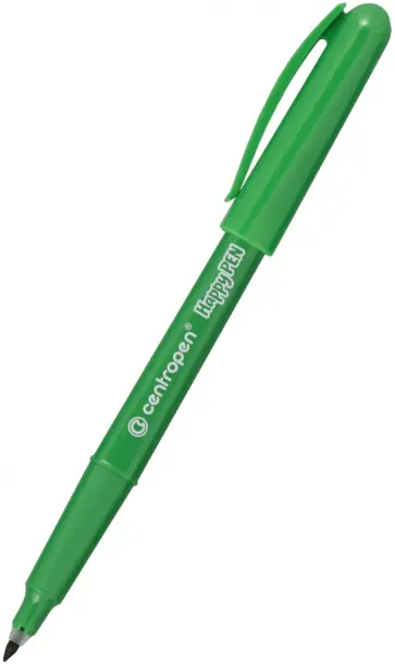 Линер Happy Pen, зеленый Линер Happy Pen, зеленый обложка книги