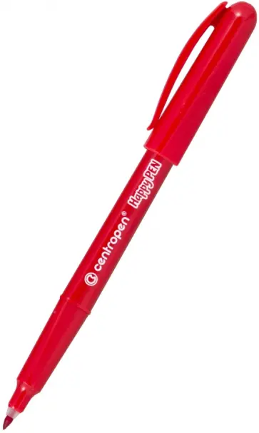 Линер Happy Pen, красный обложка книги