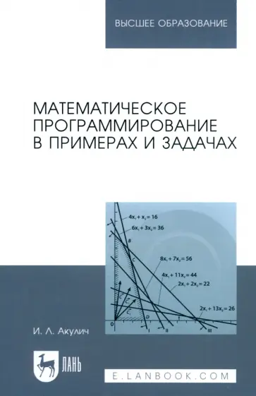 Иван Акулич - Математическое программирование в примерах и задачах. Учебное пособие для вузов обложка книги