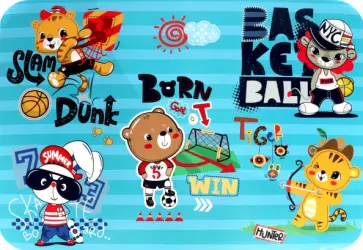 Настольное покрытие для творчества Sport, А4 обложка книги