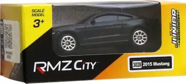 Машина металлическая Ford Mustang, 1/64, черная обложка книги