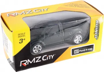 Машина металлическая Ford F150 2018, 1/64, черная обложка книги