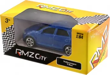 Машина металлическая Volkswagen T-Roc, 1/64, синяя обложка книги
