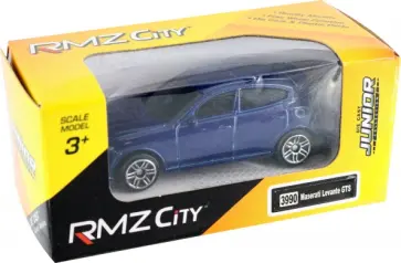 Машина металлическая Maserati Levante GTS, 1/64, синяя обложка книги