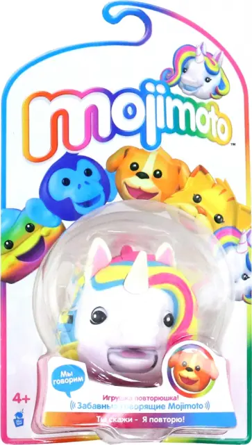 Единорог интерактивный, с эффектом повторения фраз обложка книги