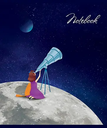 Тетрадь В небо, 48 листов, клетка обложка книги