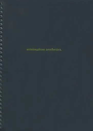 Тетрадь Aesthetics, Черный, 96 листов, клетка, А4 Тетрадь Aesthetics, Черный, 96 листов, клетка, А4 обложка книги