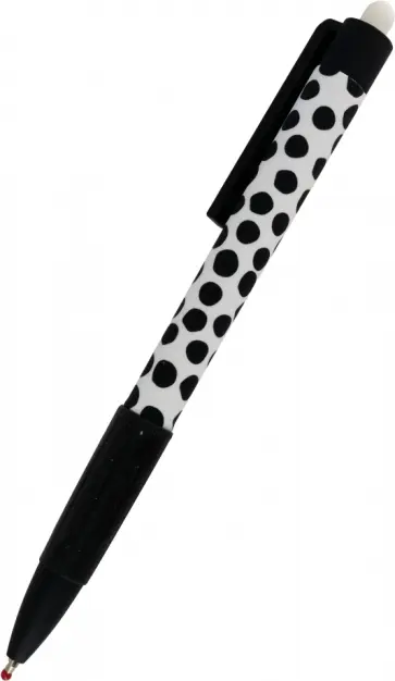 Ручка шариковая автоматическая Blogger. Кружочки, синяя обложка книги