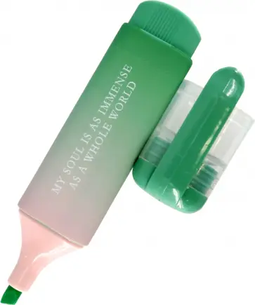 Текстовыделитель Nude, зеленый обложка книги